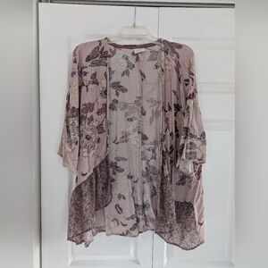 Woman's Knox Rose Pink and Purple Patterned Top